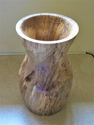 Spalted vase by Bert Lanham